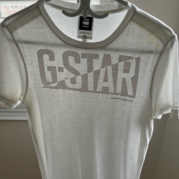 G star white t shirt, size medium - Picture 1 of 1